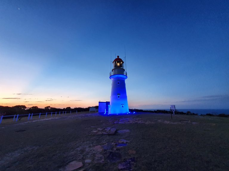 Blue Lighthouse